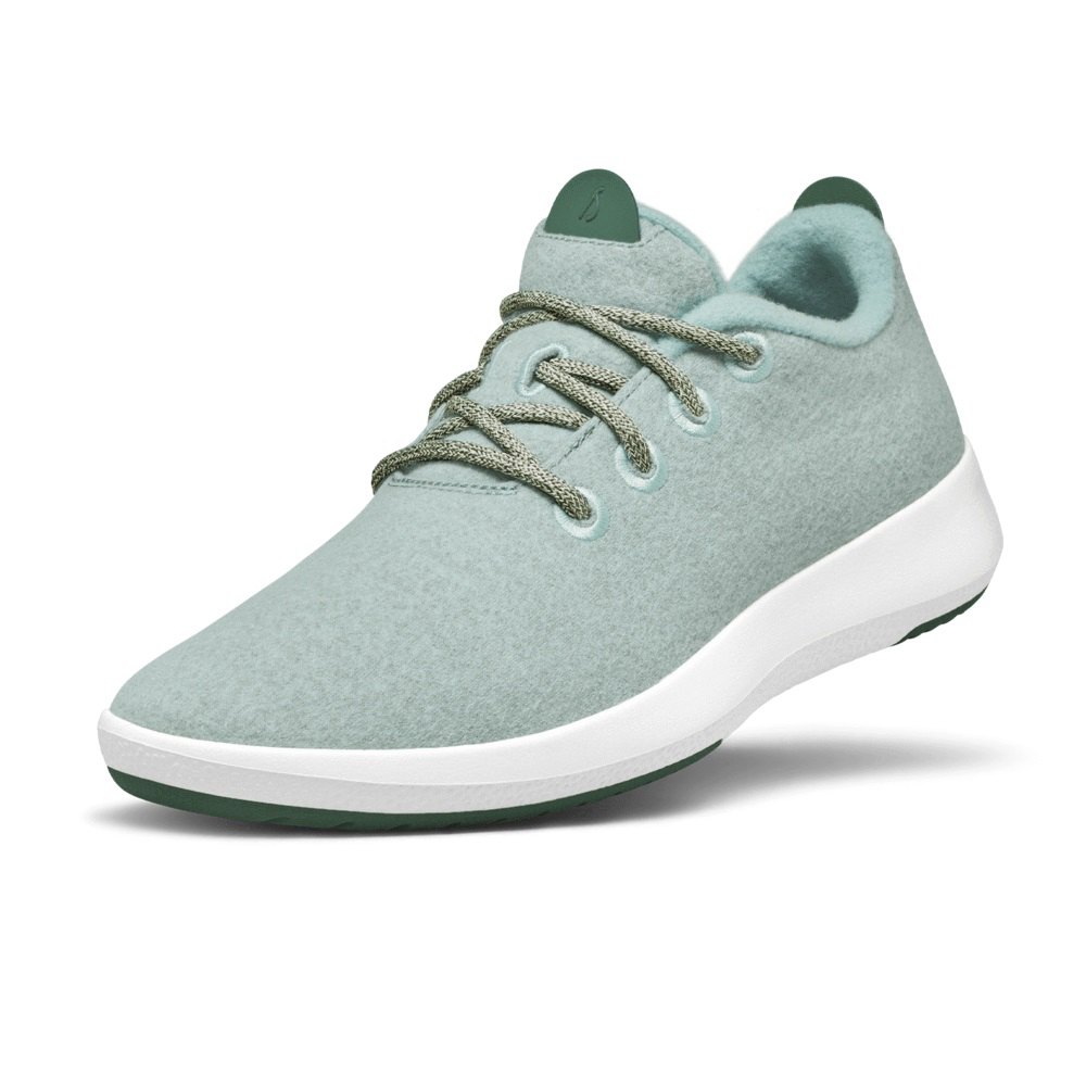 Allbirds Men's Sneakers Mint - Wool Runner Mizzles - 46180YERS